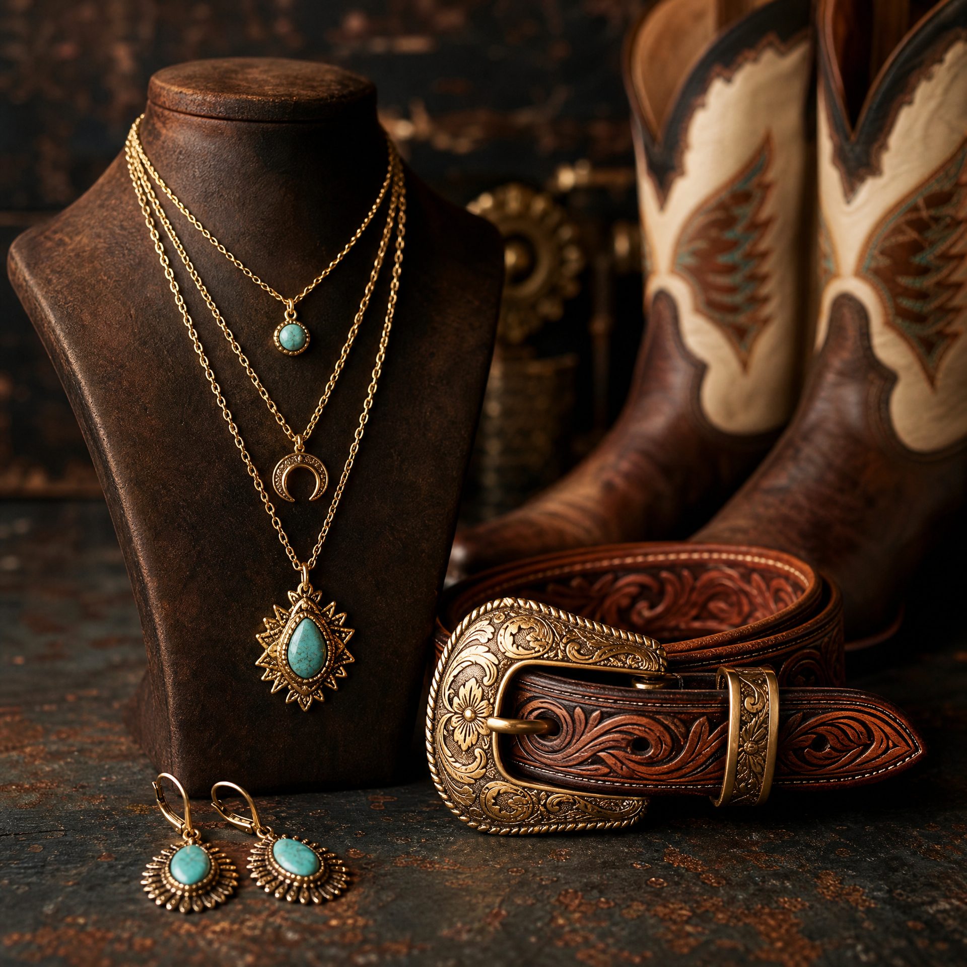 Western accessories and jewelry